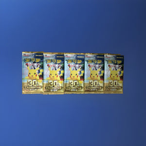 ⭕️ 5 x Pokémon 30th Celebration Booster! (Chinesisch) ⭕️