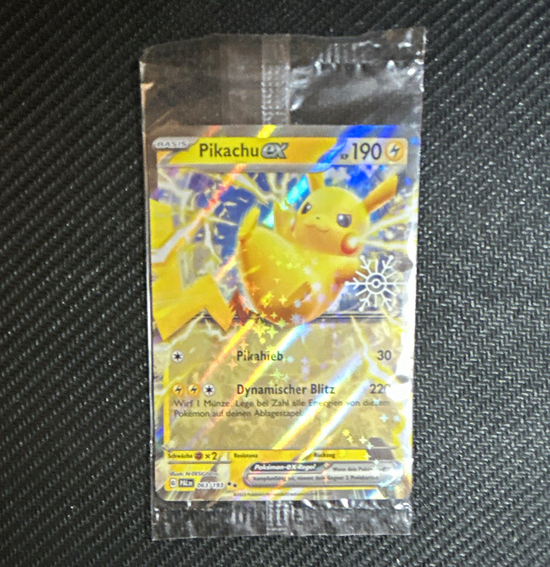 Pokémon TCG Pikachu ex 063/193 DE Holo Double Rare KP 190 sealed - PSA READY!