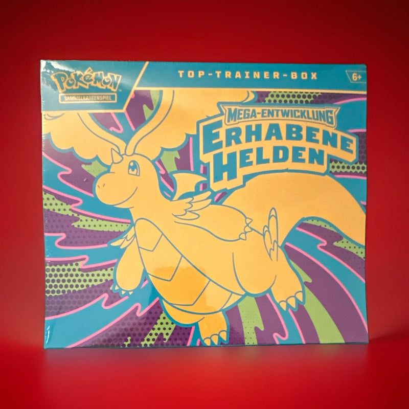 ⭕️Pokémon Top-Trainer-Box Mega-Entwicklung Erhabene Helden - DE⭕️